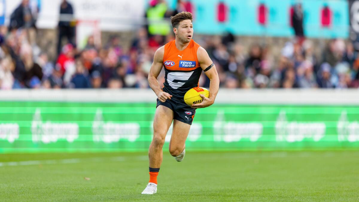 Toby Greene, from the GWS Giants who will be playing at Manuka Oval this weekend. Picture: Sitthixay Ditthavong