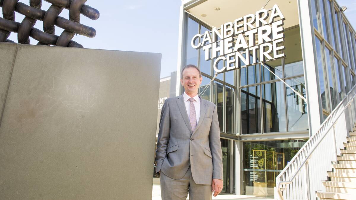 Canberra Theatre Centre director Alex Budd. Picture: Dion Georgopoulos