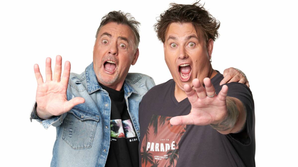 Scotty Masters, right, is returning to Canberra's airwaves to co-host 2CA's breakfast show with Paul Holmes. Picture supplied