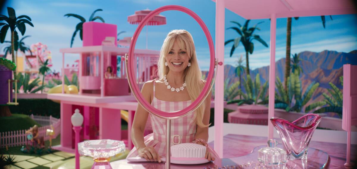 There was a pink paint shortage caused by the set of the Barbie film. Picture Warner Bros
