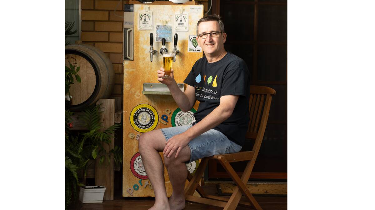 Champion homebrewer Stephen Lawford won his sixth ACT title last year with a clone of Cooper's Sparkling Ale. Picture: Sitthixay Ditthavong