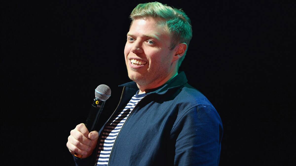 Rob Beckett brings his first Aussie tour to Canberra this weekend. Picture Getty Images