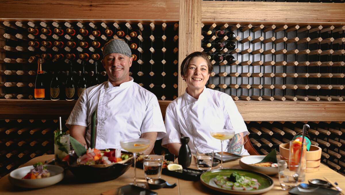 Executive chef Shaun Presland and head chef Maria Sheslow. Picture by Botanist Creative