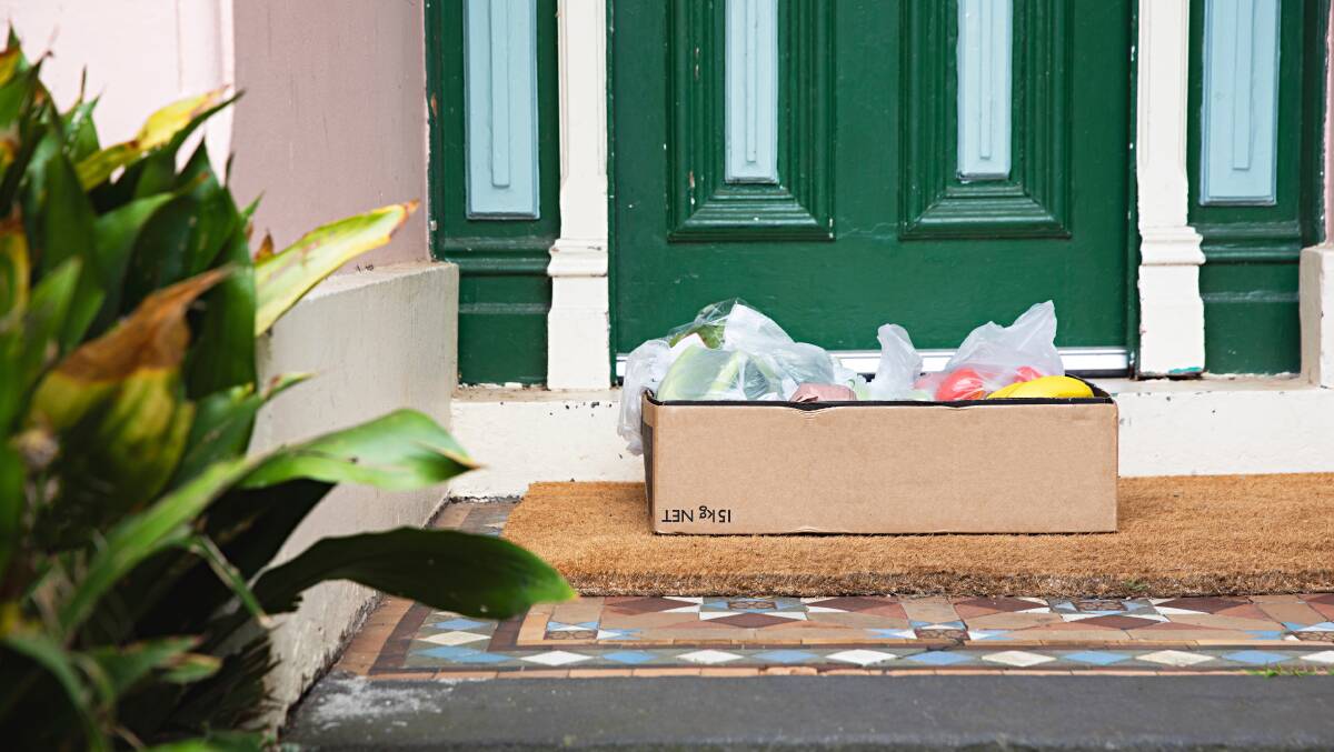 Leave all deliveries at the door to be collected after you have left. Picture: Shutterstock