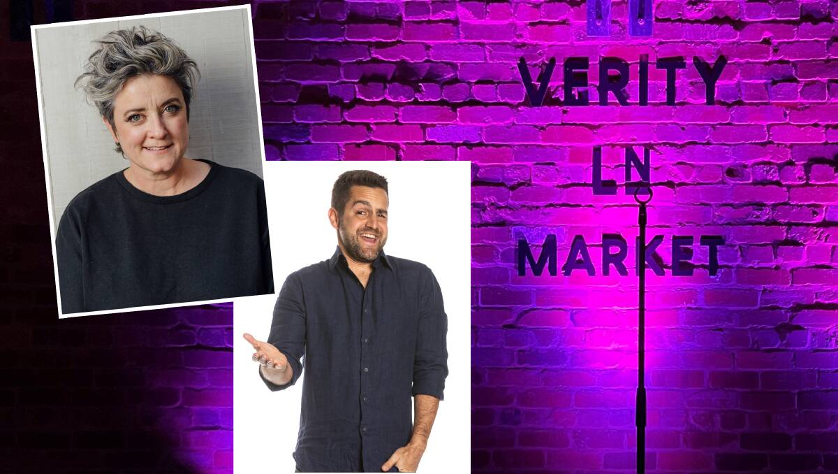 Chris Ryan and Ivan Aristeguieta will both headline Canberra Comedy Club's first show at Verity Lane Market. Pictures: Supplied