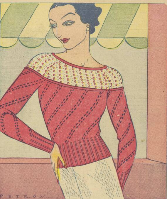 The 'Helen' design from the Australian Women's Weekly on April 13, 1935. Picture: Supplied