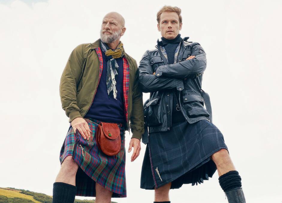 Clanlands: Whisky, Warfare, and a Scottish Adventure Like No Other follows Outlander stars Sam Heughan and Graham McTavish on a drive through the Scottish highlands. Picture: Supplied