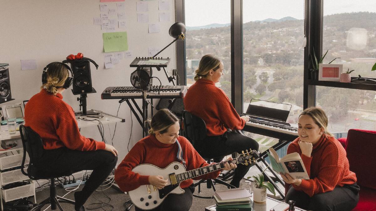 Canberra's singer-songwriter Sophie Edwards connected with fans during lockdown by calling out for writing prompts. Picture: Meg Houghton