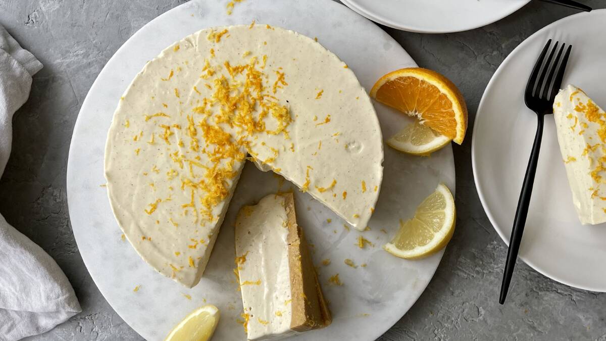 Wake and don't bake orange and lemon cheesecake. Picture: Warren Mendes