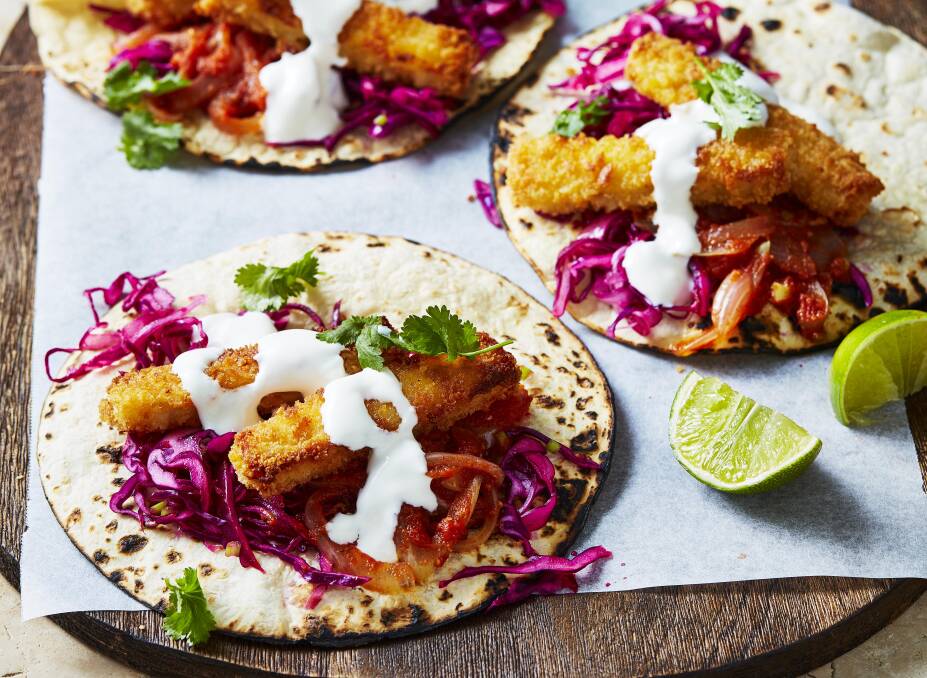 Fish-finger tacos. Picture by Steve Brown