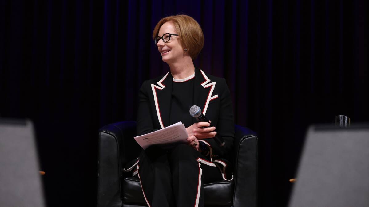 Former prime minister Julia Gillard was interviewed for the upcoming play, Julia. Picture by James Croucher