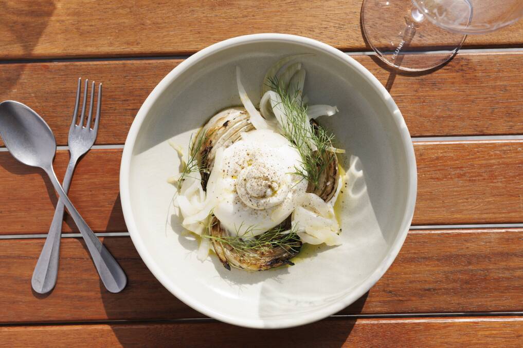 Vanella Dairy burrata, fennel and dill. Picture by Keegan Carroll