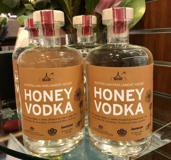 Australian Parliament House Honey Vodka. Picture: Supplied