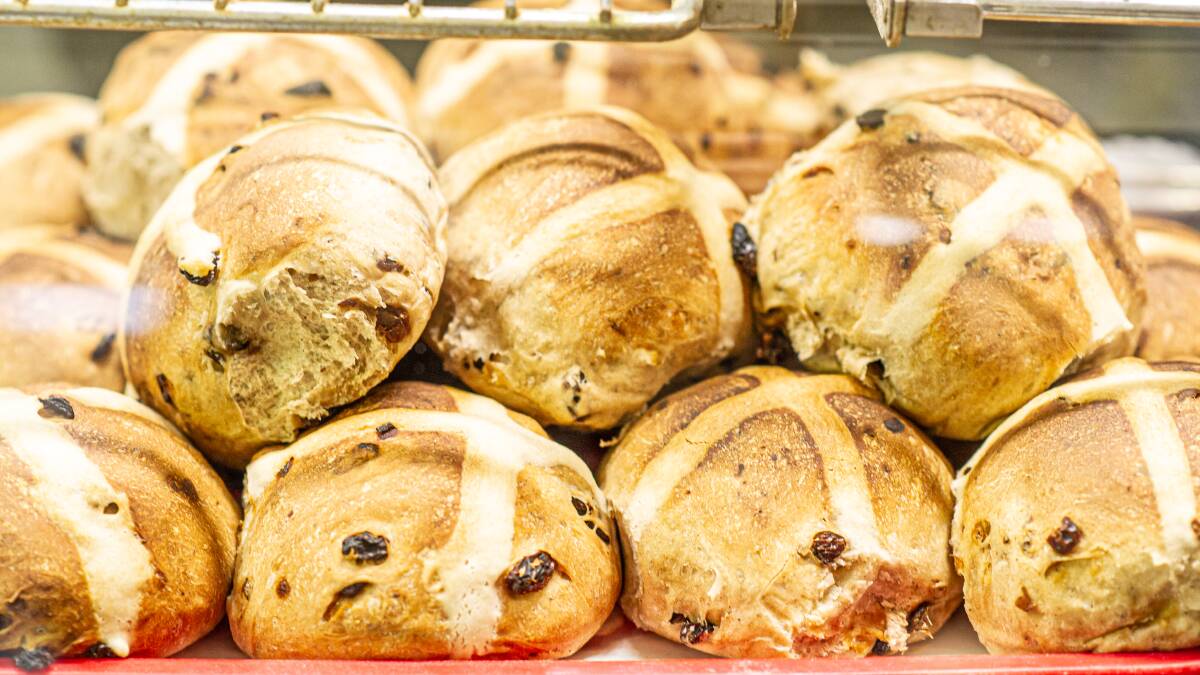 Danny's Bakery has been making its hot cross buns since the 1980s. Picture by Karleen Minney