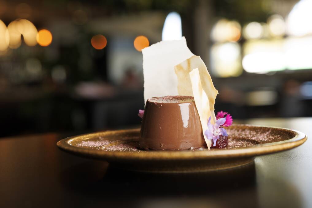 Chocolate panna cotta. Picture by Keegan Carroll