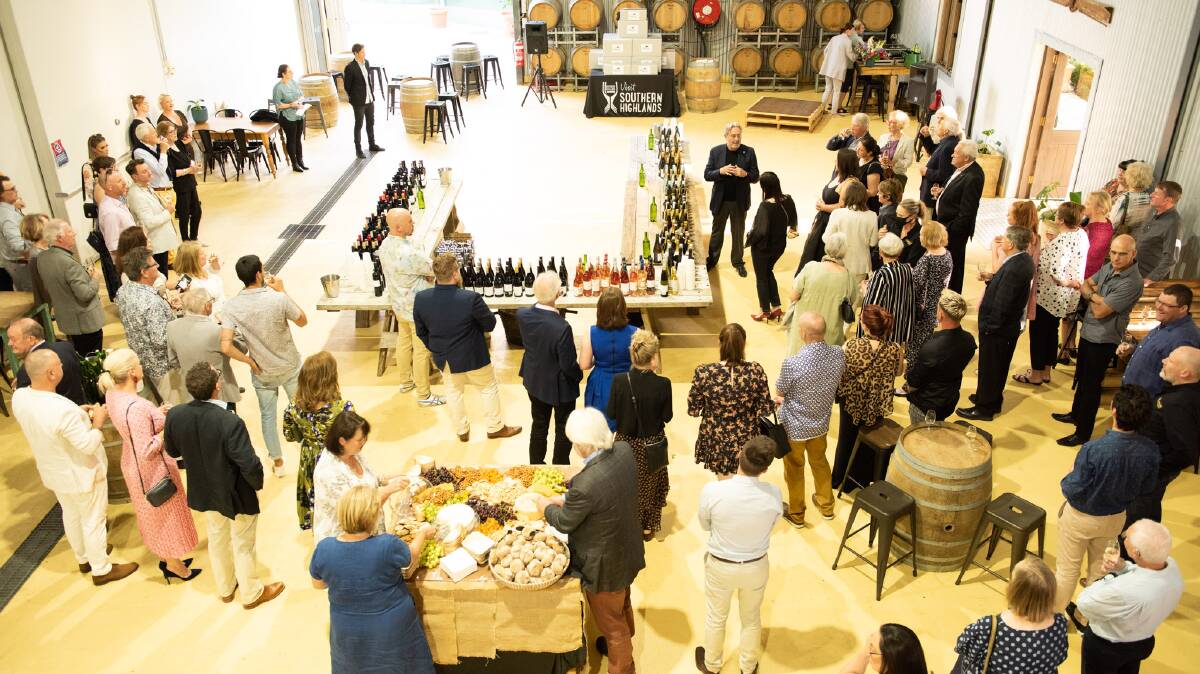 The 2021 Australian Highlands Wine Show presentation evening on Thursday. Picture: Supplied