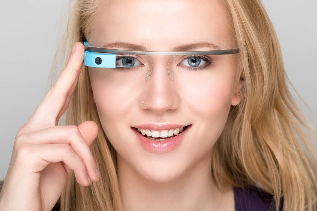 While we may not project images directly into our retinas, Google Glass comes pretty close. Picture: Shutterstock