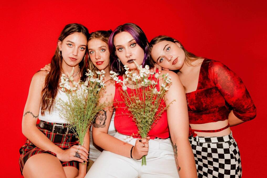 Canberra band Teen Jesus and the Jean Teasers. Picture: Ruby Boland 