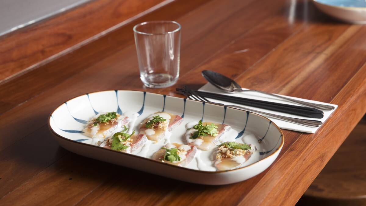 Hiramasa sashimi. Picture by Keegan Carroll