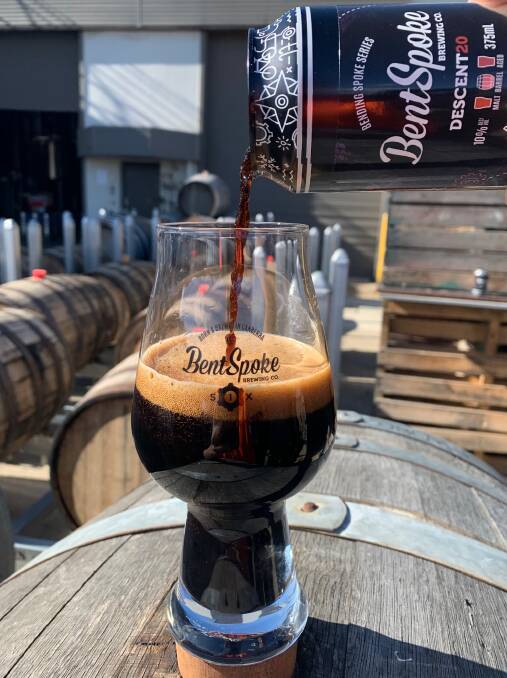Descent 20 is a 10 per cent Russian Imperial Stout. Picture: Supplied