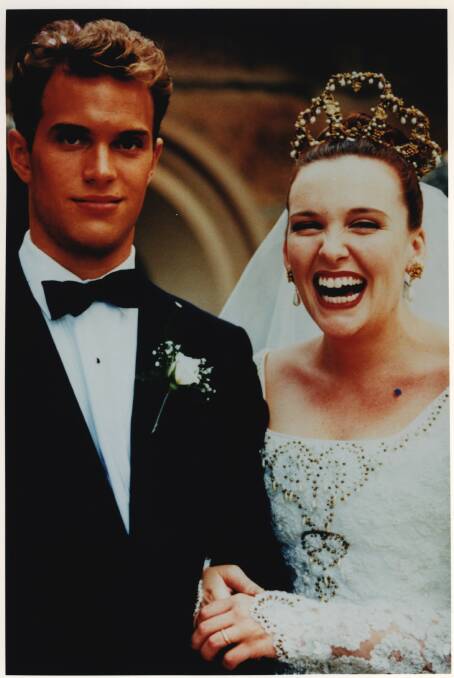 Daniel Lapaine and Toni Collette in Muriel's Wedding. Picture: House & Moorhouse Films