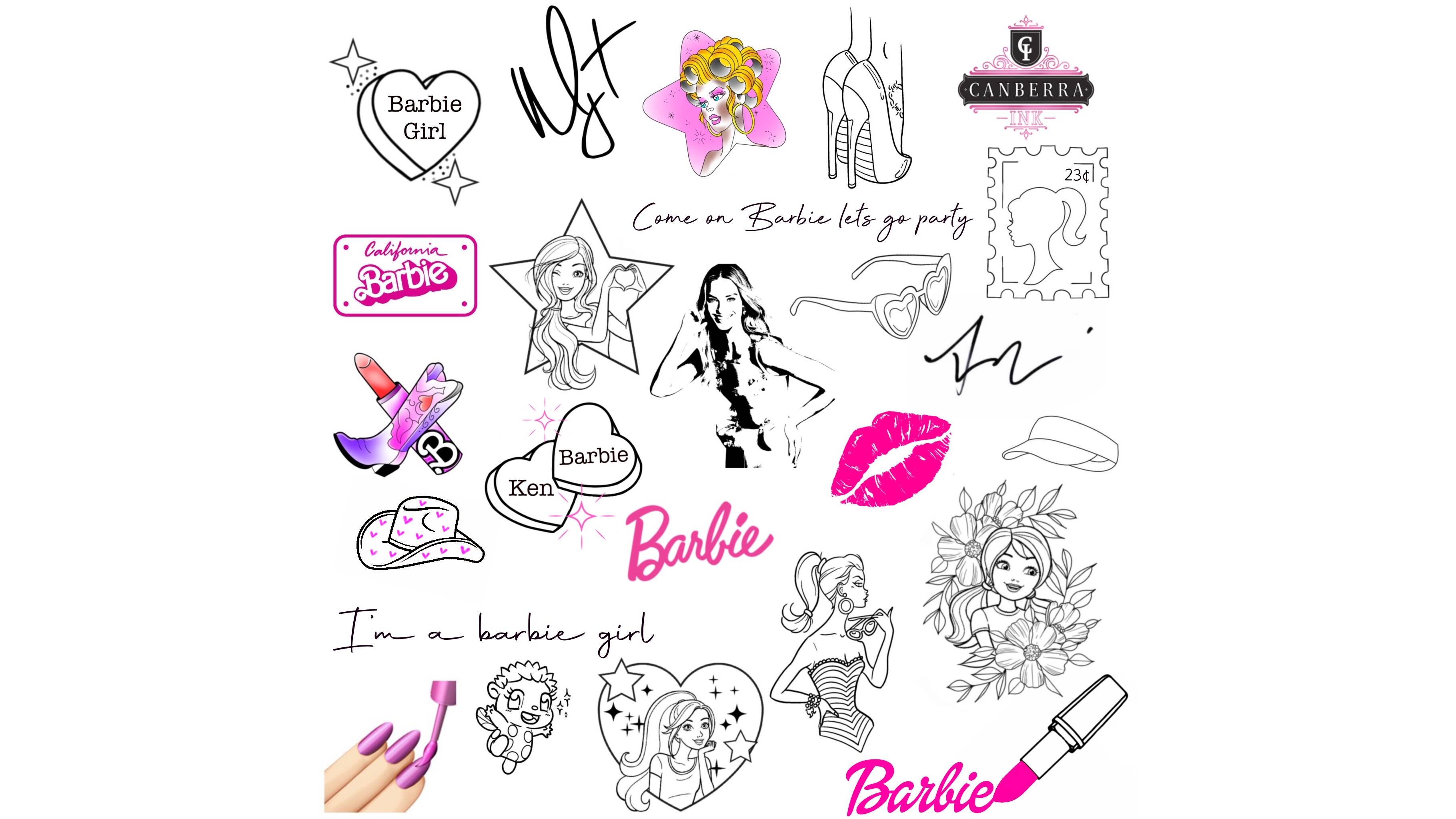 Barbie Tattoos  Inked Magazine  Barbie tattoo Girly tattoos Doll tattoo