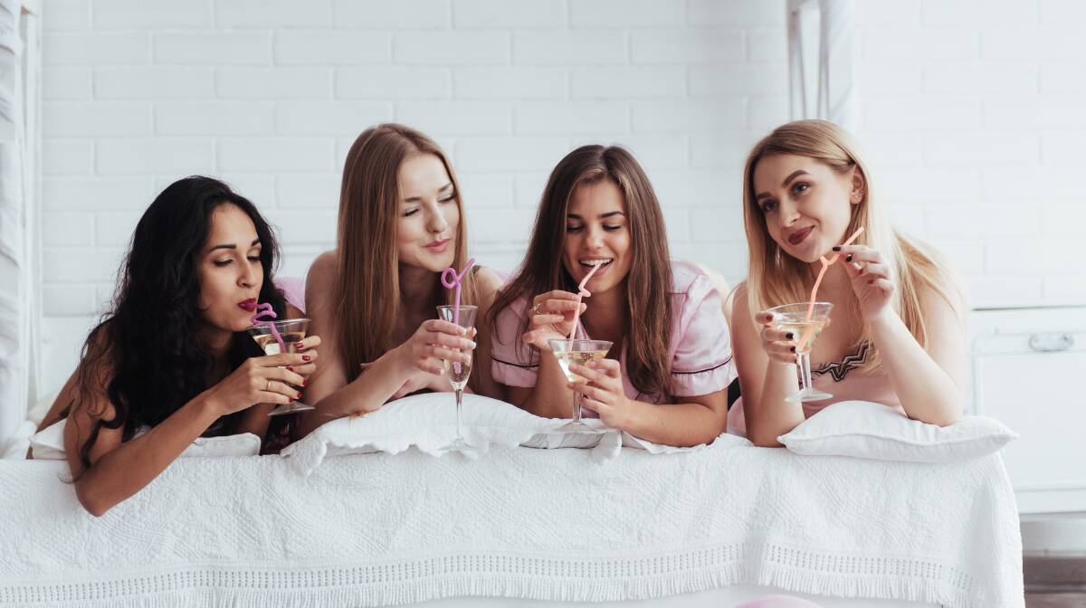 In case you needed an excuse for a girls night, Galentine's Day is this weekend. Picture: Shutterstock