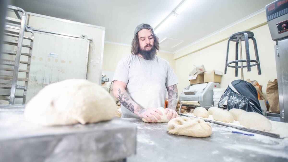 Justin Collins, Danny Collins' grandson, is one of the bakers at Danny's Bakery. Picture by Karleen Minney
