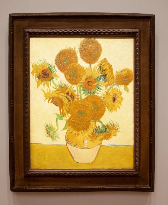  Vincent van Gogh's Sunflowers. Picture: Sitthixay Ditthavong
