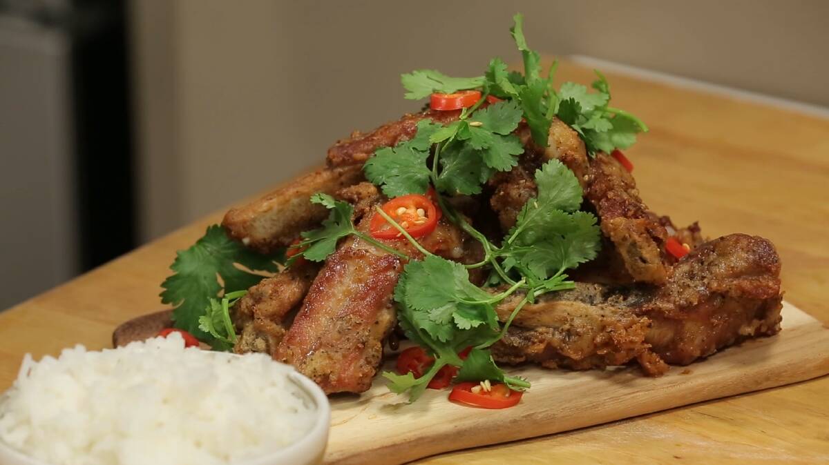 Salt and pepper pork ribs. Picture: Supplied