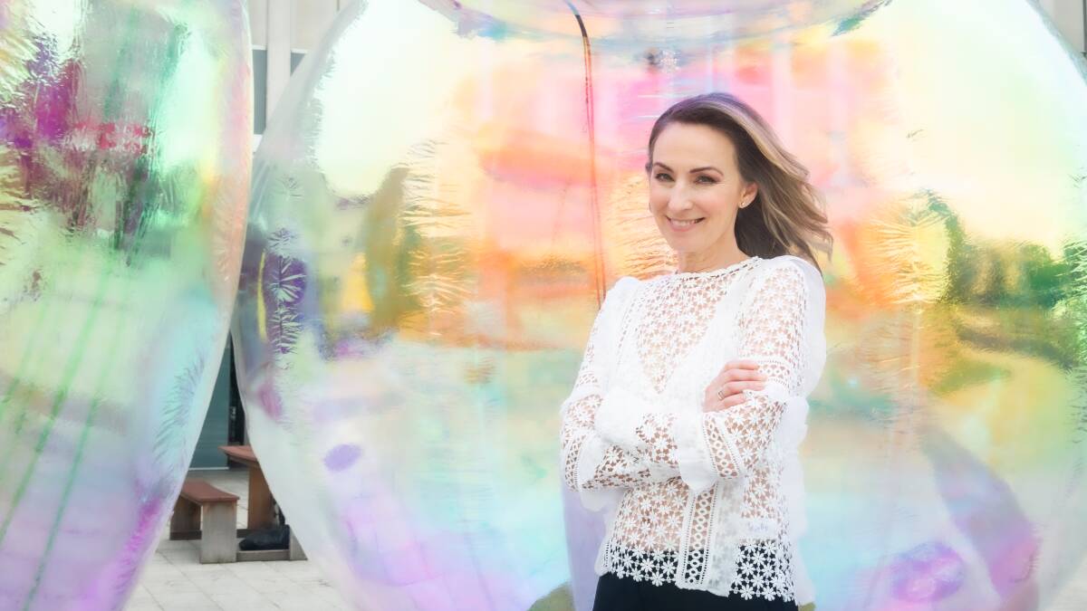 Lisa McCune in Canberra to promote her upcoming play, Girl From North Country, at the Canberra Theatre. Picture: Karleen Minney