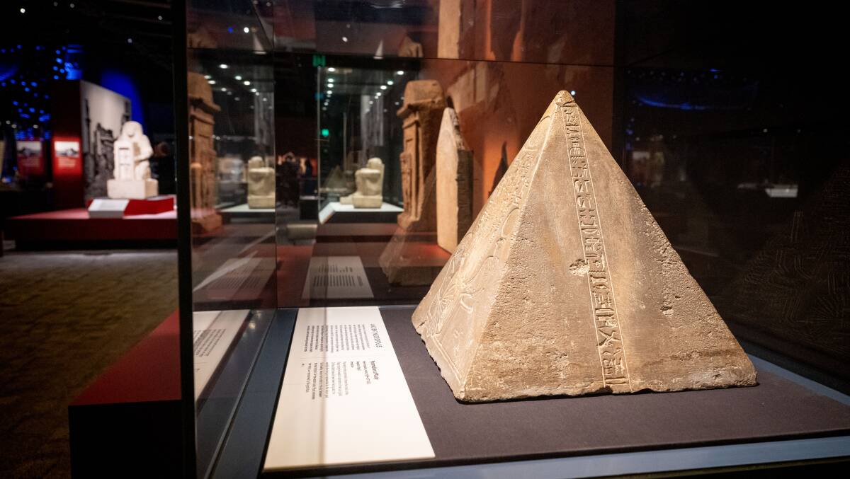 The launch of the Ancient Egypt exhibition at the National Museum of Australia. Picture by Elesa Kurtz