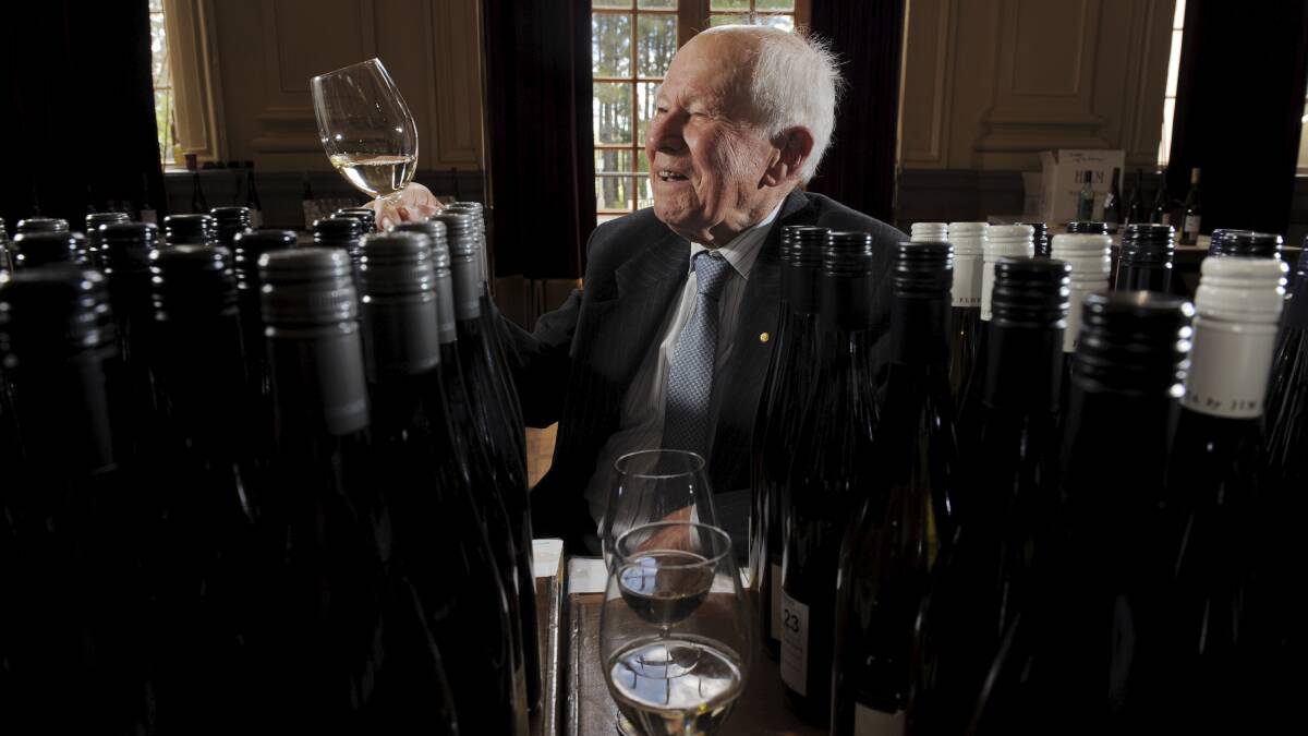 Edgar Riek, pictured in 2013, started one of the first wineries in the region. Picture: Graham Tidy
