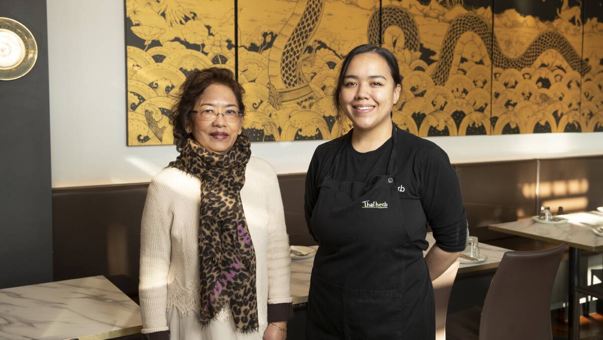 Thai Herb owner Valaya Peris and chef Vanessa Peris. Picture: Keegan Carroll