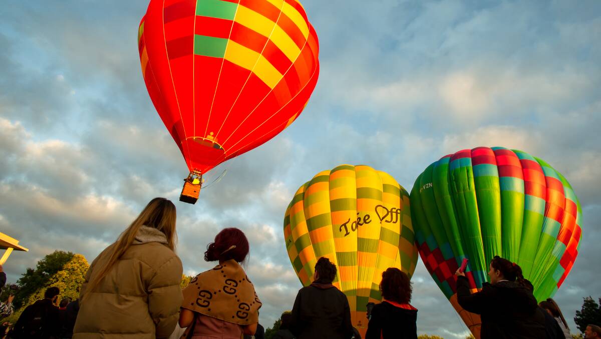 Enlighten Festival's Balloon Spectacular will run from March 11 to 19. Picture by Elesa Kurtz