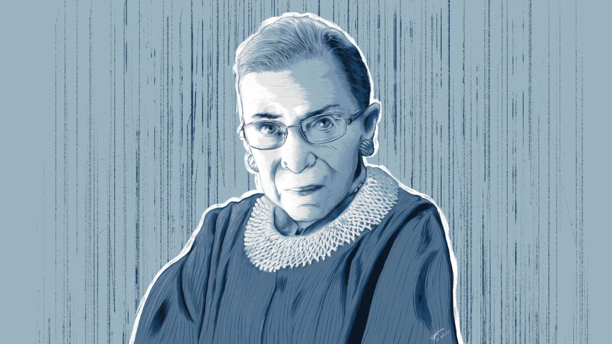 The life and legacy of Ruth Bader Ginsburg will be in the spotlight at the Canberra Writers Festival. Picture: Douglas Lima