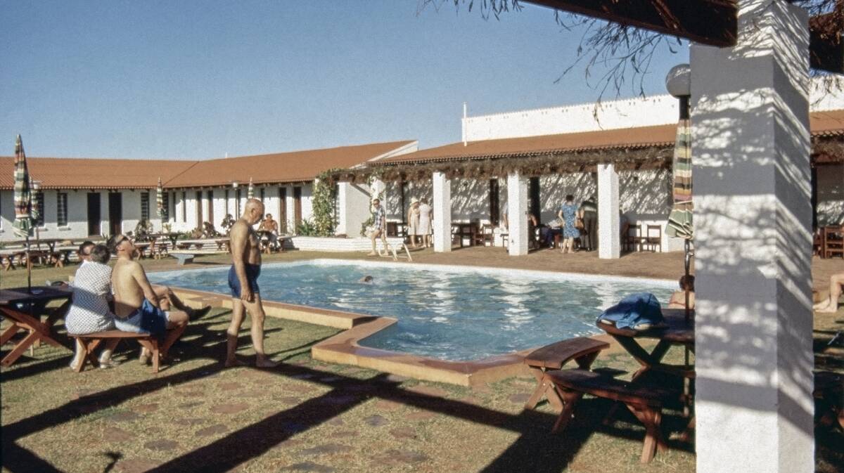 With average daily temperatures typically above 33 degrees, even the most water-shy guests at the Walkabout Motel in Port Hedland, WA (pictured in 1968) appreciated a cool afternoon dip. Picture: National Archive of Australia