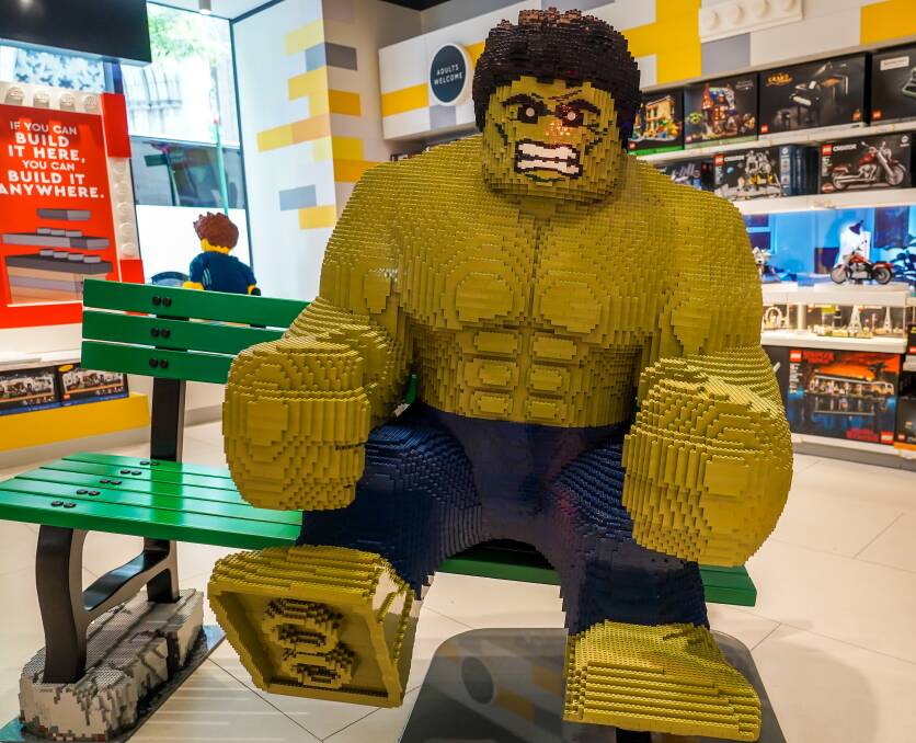 The Hulk in New York's store. Picture: Shutterstock