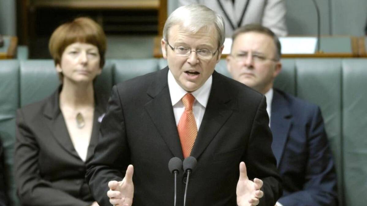 Former prime minister Kevin Rudd. Picture: Supplied