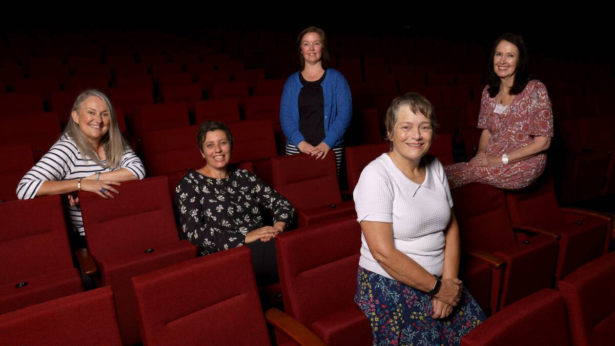 Comedians Trish Hurley, Tanya Losanno, Sue Stanic, Sarah Stewart and Jacqui Richards are bringing The Women's Room 2 to the stage. Picture by James Croucher