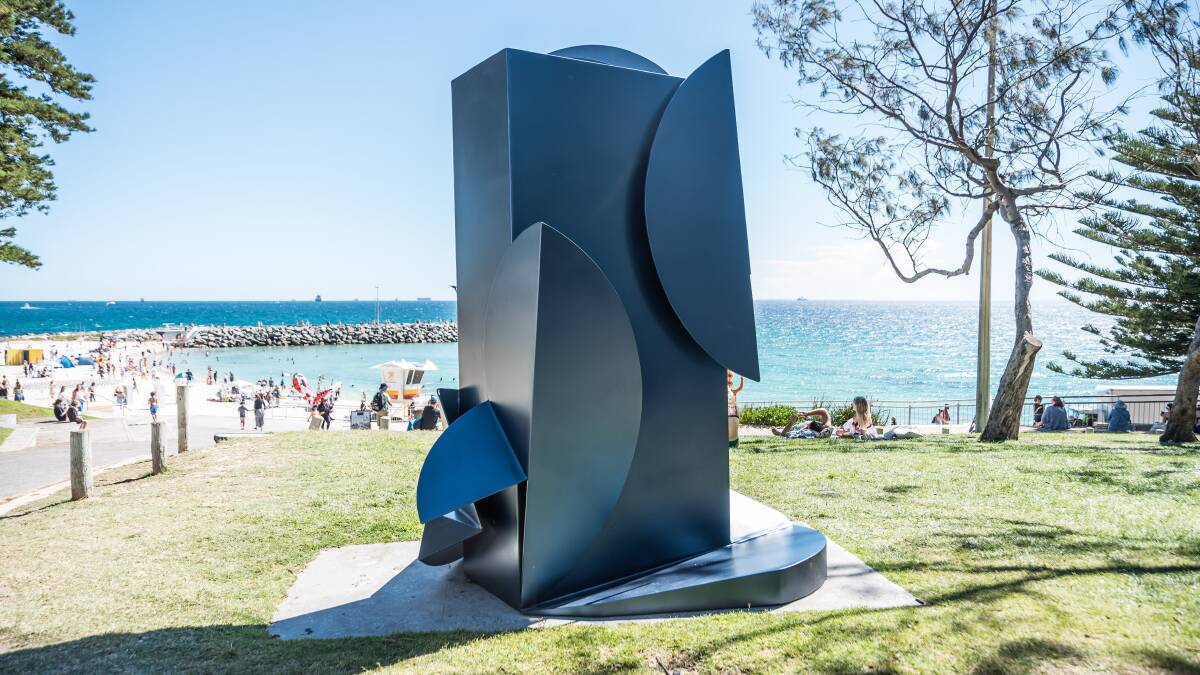 Michael Le Grand's Reveal at Sculpture by the Sea. Picture: Richard Watson