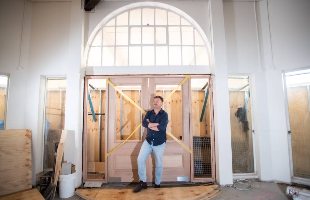 Founder of Rabble Group Wes Heincke is behind three new eateries set to open in the Sydney building. Picture by Karleen Minney 