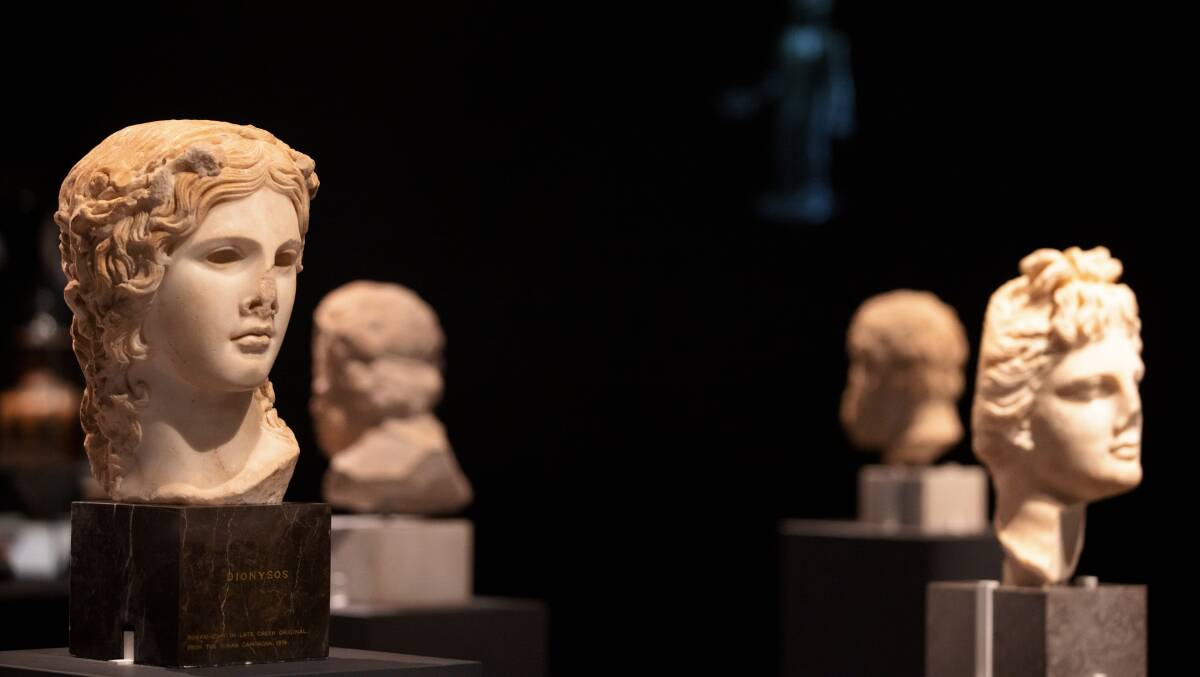 National Museum of Australia exhibition Ancient Greeks closes on Sunday. Picture: Sitthixay Ditthavong