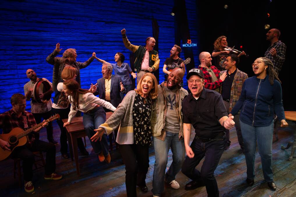 The original Australian company for Come From Away. Picture: Jeff Busby