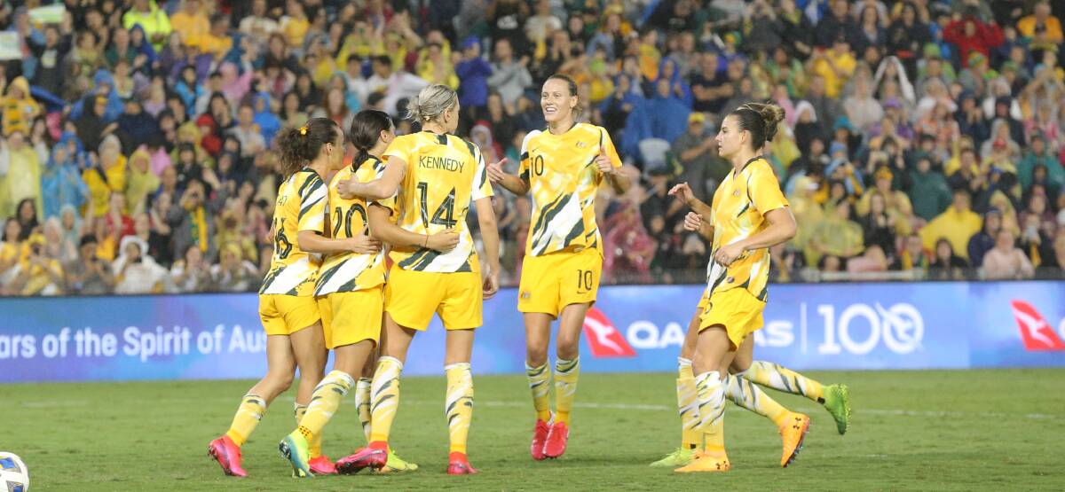 The Matildas won't be coming to Canberra for the World Cup. Picture: Max Mason-Hubers