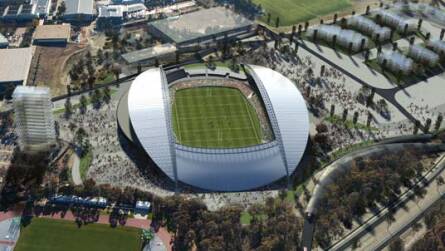 Another proposal for the 2009 revamp was redeveloping Canberra Stadium, building new stands and creating a precinct around the venue.