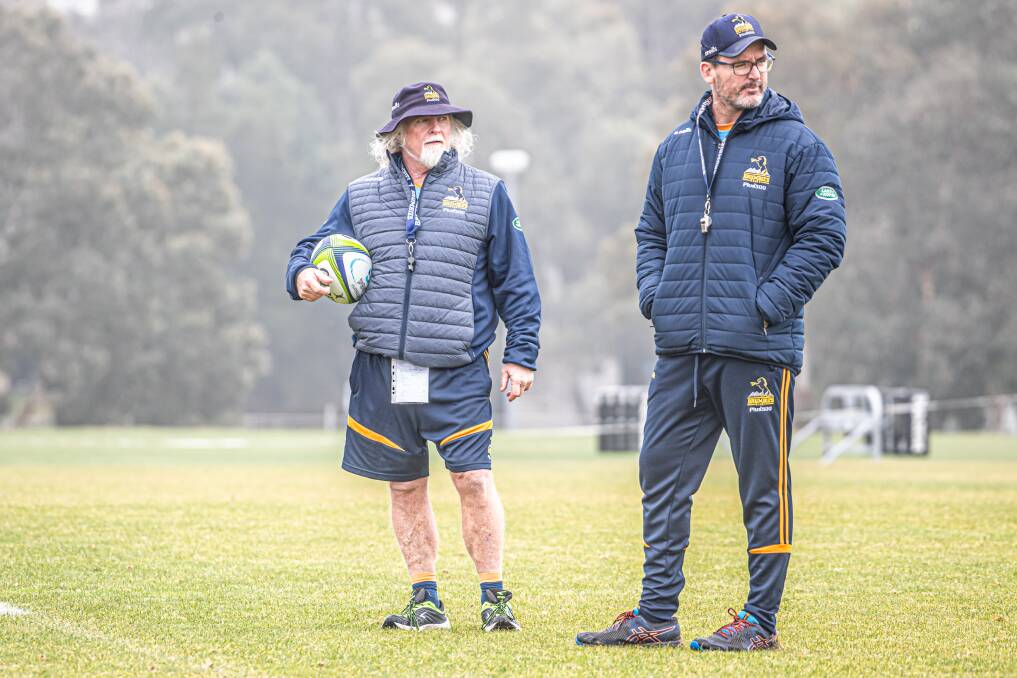 Brumbies coach Dan McKellar could be the face of shared resources in Australian rugby. Picture: Karleen Minney
