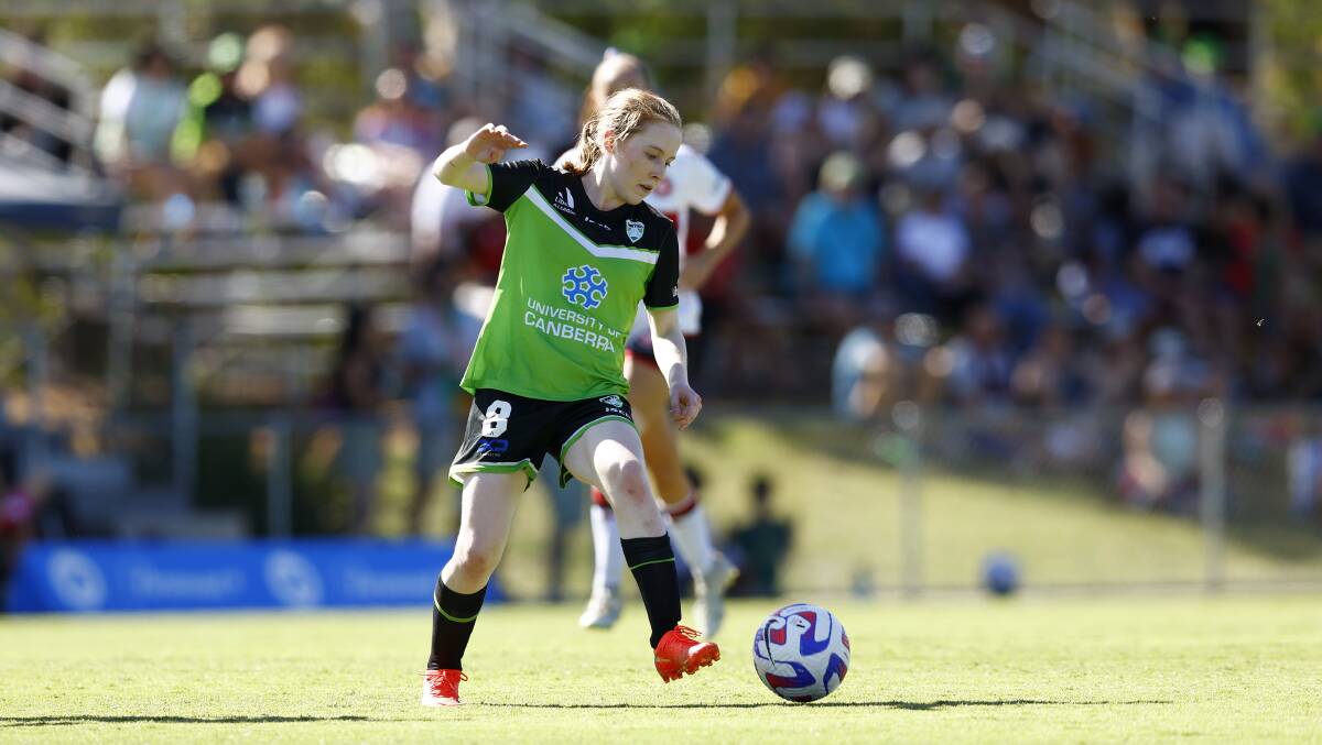 Sasha Grove has been picked in the Young Matildas squad. Picture by Keegan Carroll