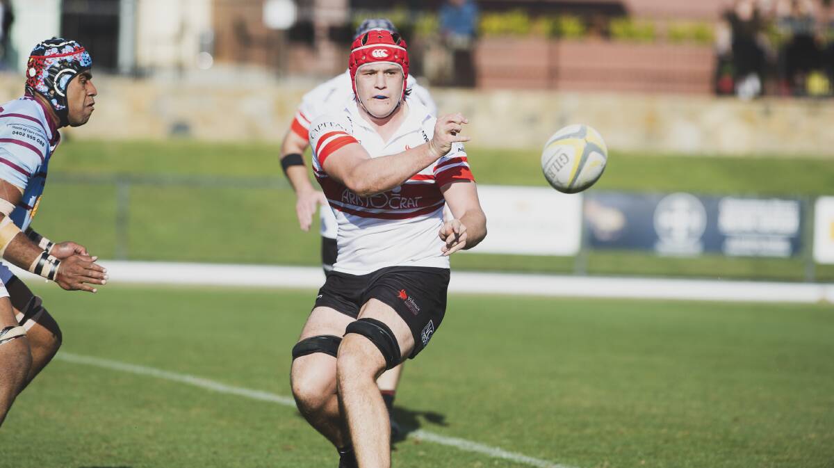 Tom Hooper has starred for the Tuggeranong Vikings. Picture: Dion Georgopoulos