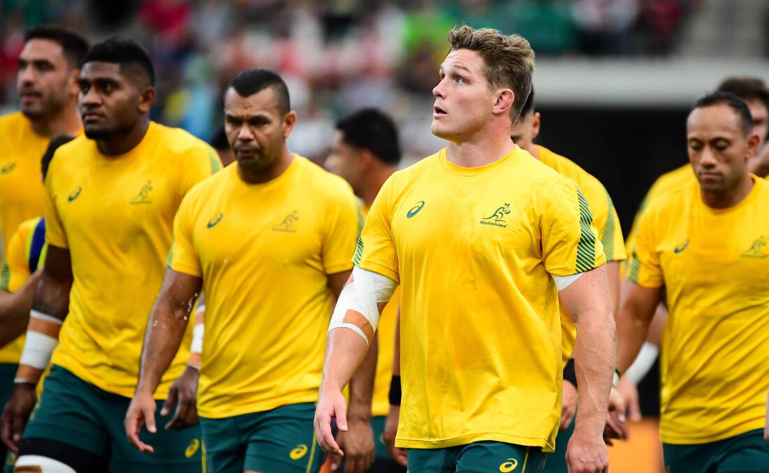 Wallabies players are waiting to find out how much money they'll lose. Picture: Stuart Walmsley/RugbyAU Media